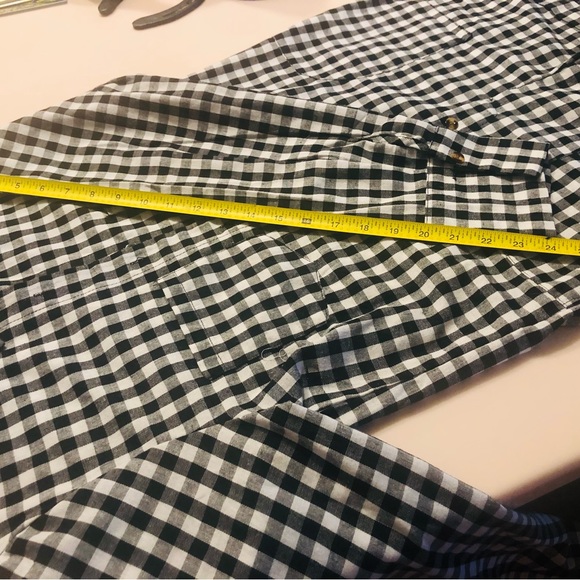 Long sleeve light weight linen blend romper size small. - Picture 6 of 8